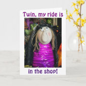 TWIN-RIDE IS IN DE WINKEL / KON NIET MISSEN "UW VE KAART (Gele Bloem)