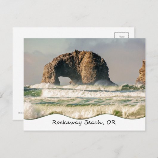 Twin Rocks Closeup Briefkaart (Voorkant / Achterkant)