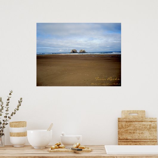 Twin Rocks Poster (Keuken)
