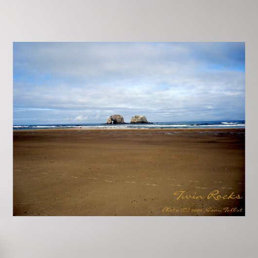 Twin Rocks Poster (Voorkant)
