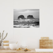 Twin Rocks Poster (Keuken)