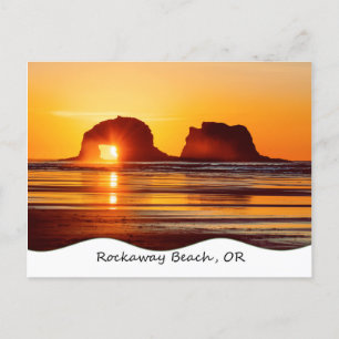 Twin Rocks Sunset Briefkaart