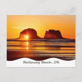 Twin Rocks Sunset Briefkaart