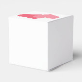 Twin roze harten bedankdoosjes (Achterkant)