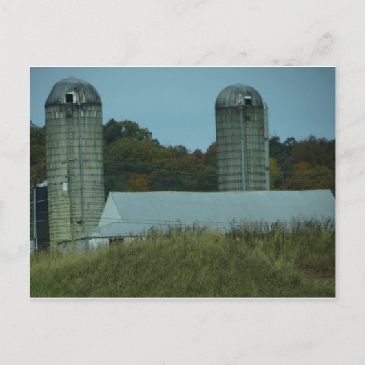 Twin Silos Briefkaart (Voorkant)