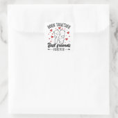 Twin Sister Twins Gift Vierkante Sticker (Tas)