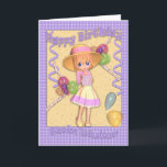 Twin Sister Verjaardag Kaart - Schattige Meisje<br><div class="desc">Twin Sister Verjaardag Kaart - Schattige Meisje</div>