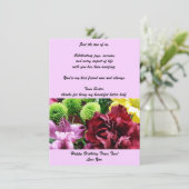 Twin Sisters Birthday Flat Wenskaart (Staand voorkant)