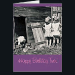 Twin sisters Birthday-kaart<br><div class="desc">foto tweelingzussers</div>