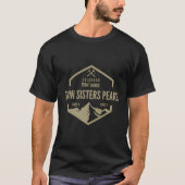 Twin Sisters Peaks Colorado T-shirt (Voorkant)