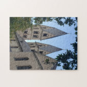 Twin Spires of Serenity Puzzel, 28 x 35 cm Legpuzzel (Horizontaal)
