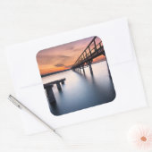 Twin Spits Vierkante Sticker (Envelop)