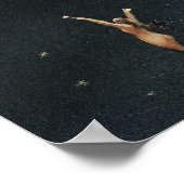 Twin Stars (1851-1896) van Luis Falero. Poster (Hoek)