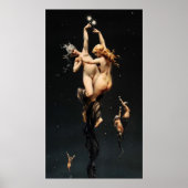 Twin Stars (1851-1896) van Luis Falero. Poster (Voorkant)