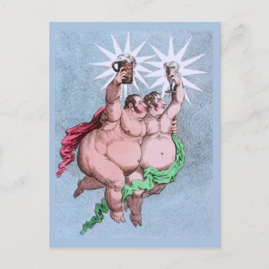 Twin Stars Castor en Pollux van Gillray Briefkaart (Voorkant)