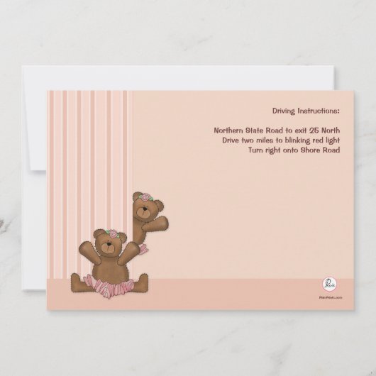 Twin Stars Uitnodiging (Achterkant)