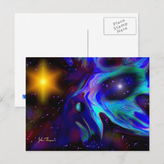 Twin Sun System Post Card Briefkaart (Voorkant / Achterkant)