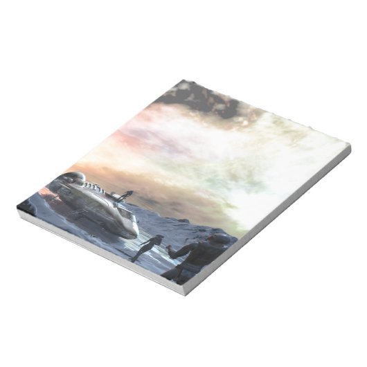 twin sun world notitieblok (Linkerzijde)