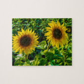Twin Sunflower Legpuzzel (Horizontaal)