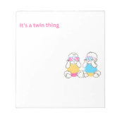 Twin Thing Notitieblok (Voorkant)