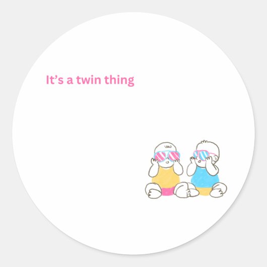 Twin Thing Stickers (Voorkant)