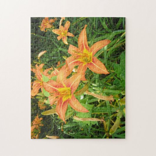 "Twin Tiger Lilies" Jigzaag Puzzle Legpuzzel (Verticaal)