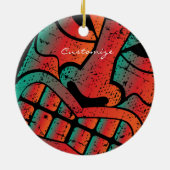 Twin Tiki Sculpture Thunder_Cove Keramisch Ornament (Achterkant)