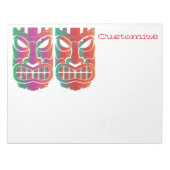 Twin Tiki Sculpture Thunder_Cove Notitieblok (Voorkant)