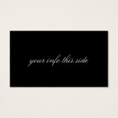 Twin Tiki Sculpture Thunder_Cove Visitekaartje (Achterkant)