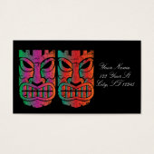 Twin Tiki Sculpture Thunder_Cove Visitekaartje (Voorkant)