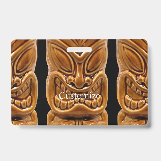 Twin Tiki Sculptures Thunder_Cove Badge (Voorzijde)
