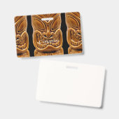 Twin Tiki Sculptures Thunder_Cove Badge (Voor- en achterkant)