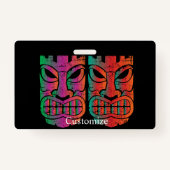 Twin Tiki Sculptures Thunder_Cove Badge Holder (Voorkant)