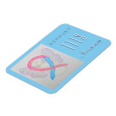 Twin to Twin Transfusie Syndrome Awareness Magnet Magneet (Linkerzijde)