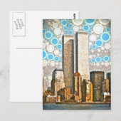 Twin Towers 1995 Briefkaart (Voorkant / Achterkant)