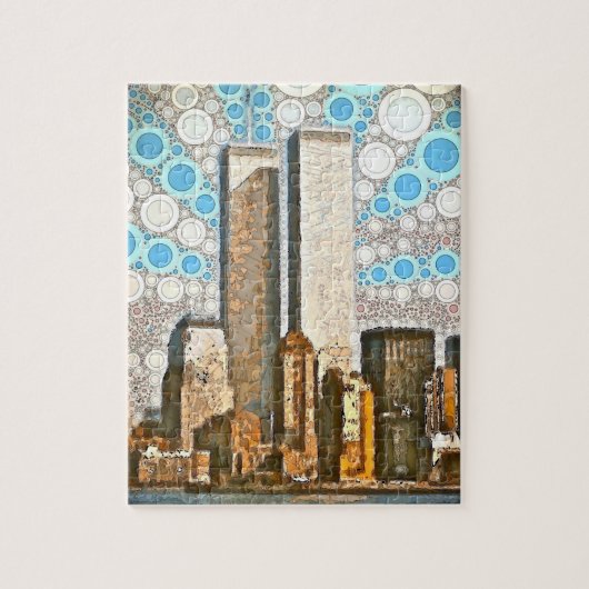 Twin Towers 1995 Puzzle Legpuzzel (Verticaal)