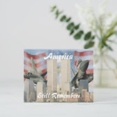 Twin Towers 9/11 Herdenking Briefkaart (Staand voorkant)
