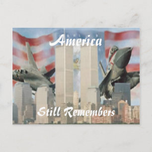 Twin Towers 9/11 Herdenking Briefkaart