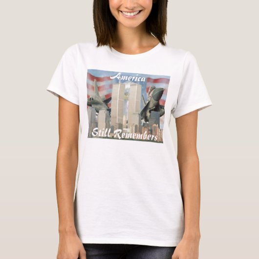 Twin Towers 9/11 Herdenking Shirt (Voorkant)