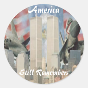 Twin Towers 9/11 Herdenking Stickers