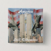 Twin Towers 9/11 Remembrance Button (Voorkant)
