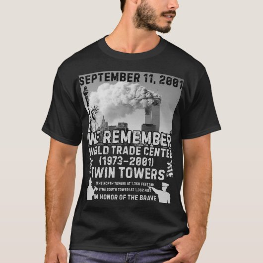 Twin Towers 9/11 T-shirt (Voorkant)