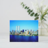 Twin Towers (aka) World Trade Center Briefkaart (Staand voorkant)