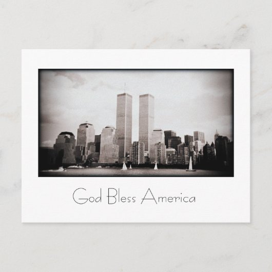 Twin Towers Briefkaart (Voorkant)