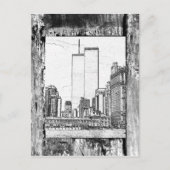 Twin Towers Briefkaart (Voorkant)