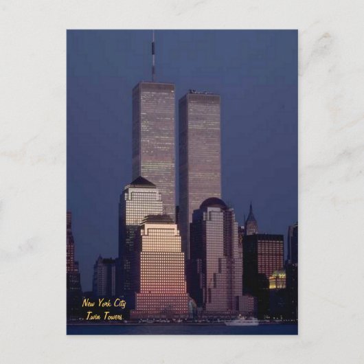 Twin Towers Briefkaart (Voorkant)