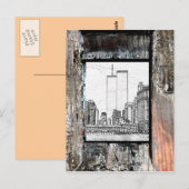 Twin Towers Briefkaart (Voorkant / Achterkant)
