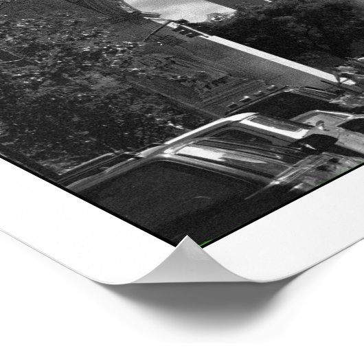 Twin Towers door Washington Square Poster (Hoek)