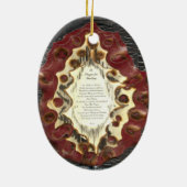 Twin Towers Keramisch Ornament (Achterkant)