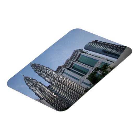 Twin towers Kuala Lumpur flexibele magneten (Linkerzijde)